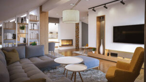 Living Room TV Unit Design