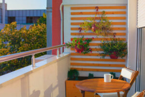 colourfull balcony